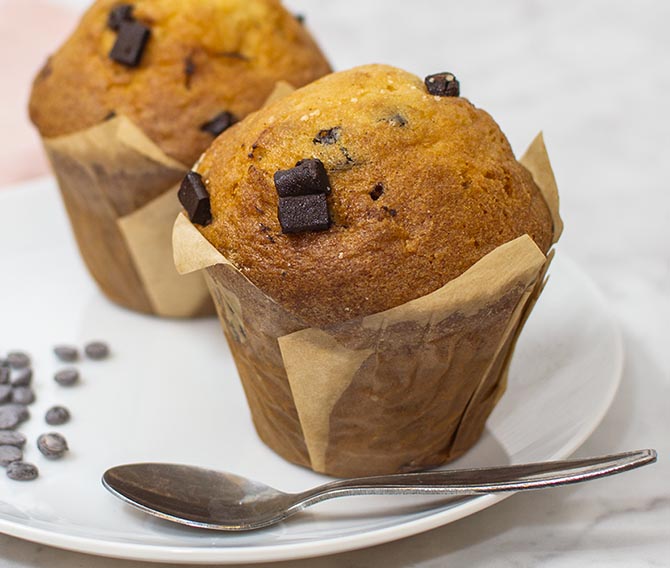 Muffin Vainilla Chocolate Fork, 120 g