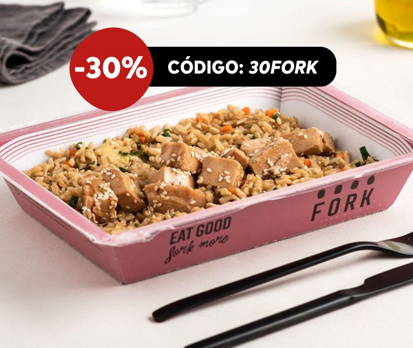 Chaufán Integral de pollo teriyaki