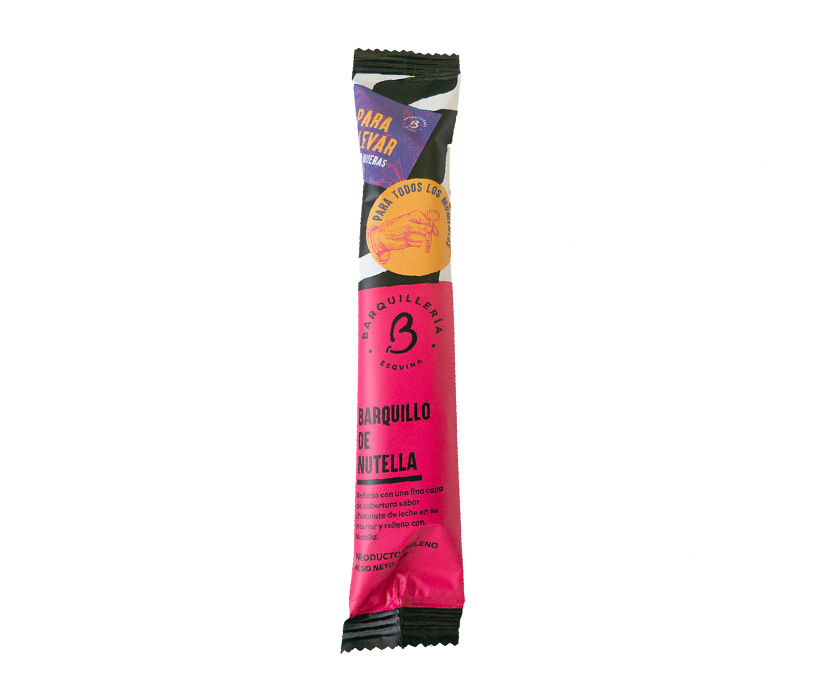 Barquillo Nutella Dulcería AM, 50 g