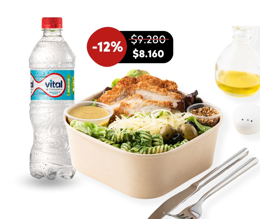 Pack Almuerzo Ensalada y Bebida a Elección