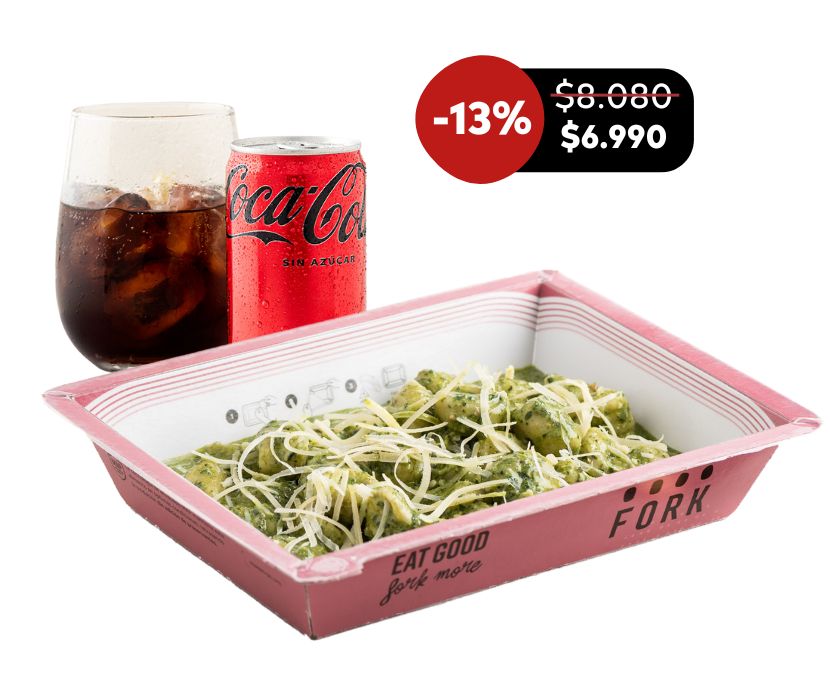 Pack Almuerzo Plato a Elección + Bebida o Agua