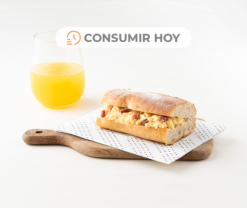 Huevo Tocino en baguette