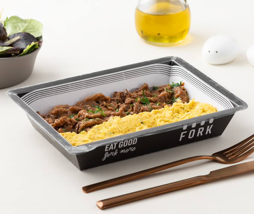Carne Mechada con pastelera de choclo