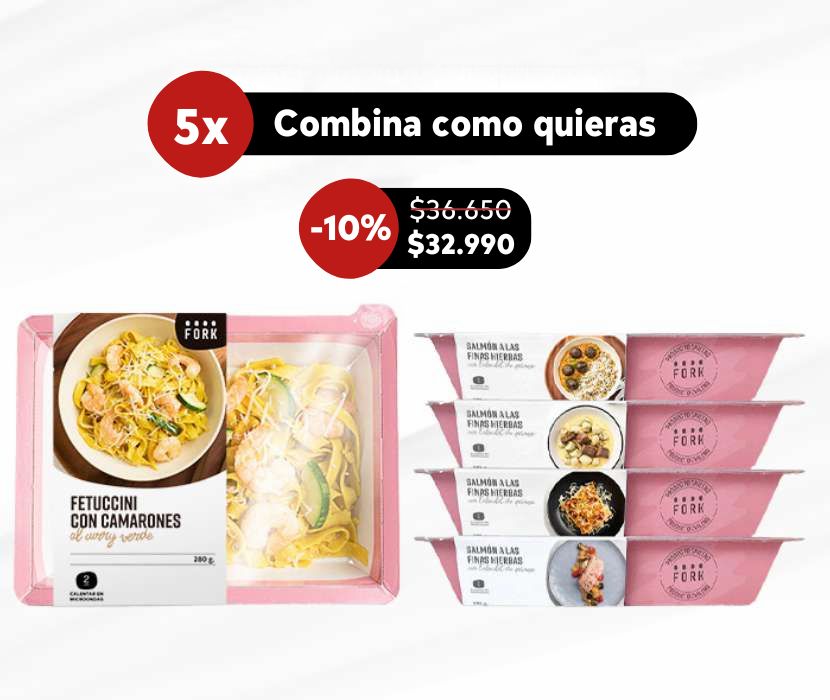 Pack 5 Platos Individuales Combina tus platos favoritos