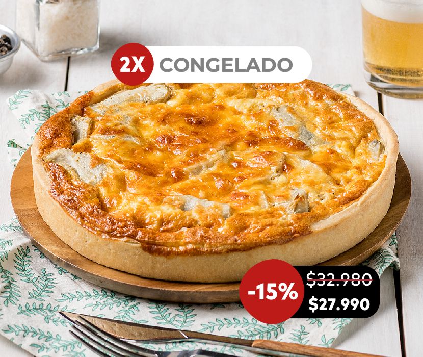 2x Quiche Familiar Para 8 personas